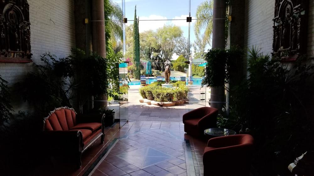 Gran Hotel Hacienda De La Noria Aguascalientes Ngoại thất bức ảnh The lobby of the hotel