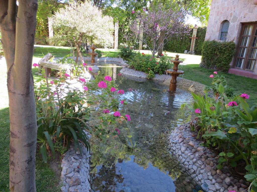 Gran Hotel Hacienda De La Noria Aguascalientes Ngoại thất bức ảnh The gardens at the center