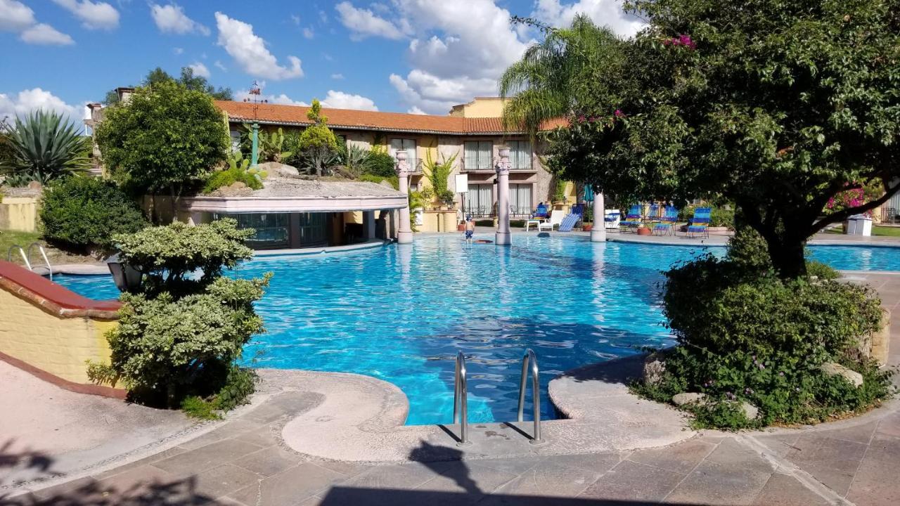 Gran Hotel Hacienda De La Noria Aguascalientes Ngoại thất bức ảnh The swimming pool at the hotel