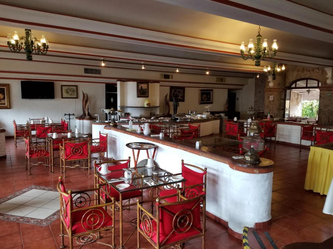 Gran Hotel Hacienda De La Noria Aguascalientes Ngoại thất bức ảnh The restaurant at the hotel